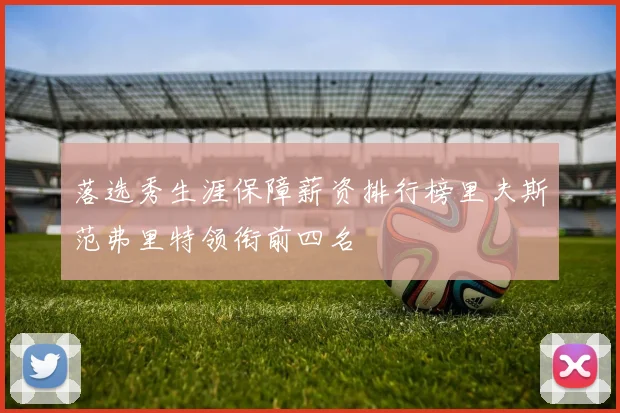 落选秀生涯保障薪资排行榜里夫斯范弗里特领衔前四名
